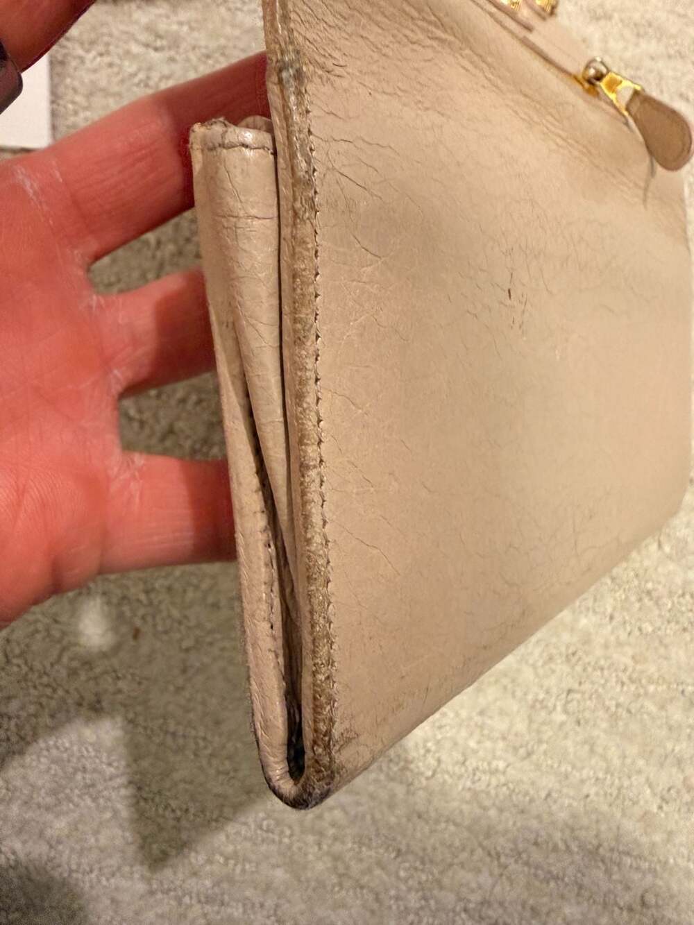 Balenciaga Classic Continental Giant 12 Money Wallet Rose Des Sables Leather - Picture 7 of 11